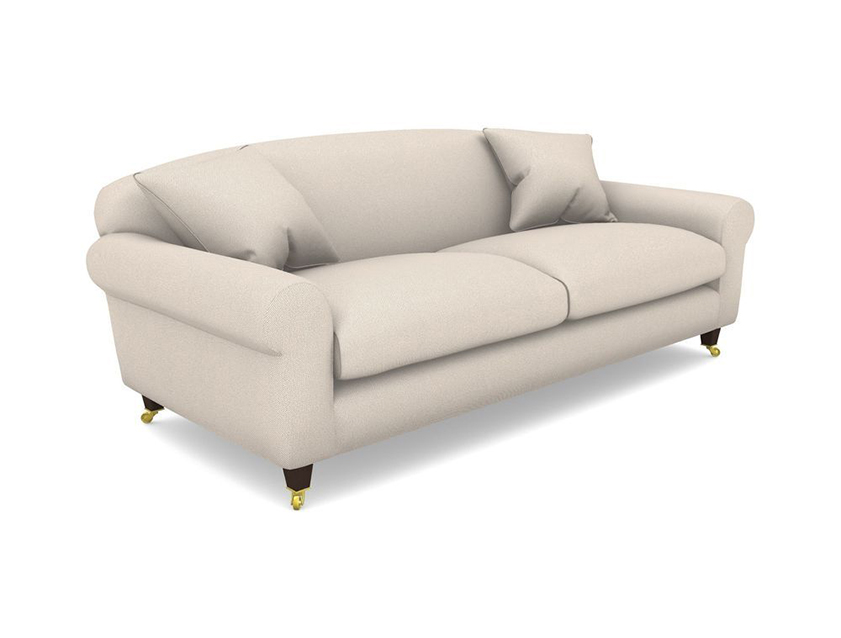 Walberswick 4 Seater Sofa in Two Tone Plain Biscuit